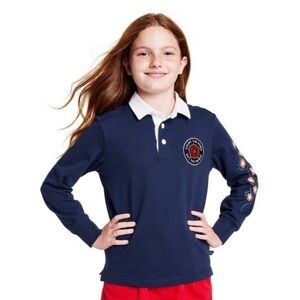 Rowing Blazers × Target Rose Print
Collar Rugby Shirt NWT